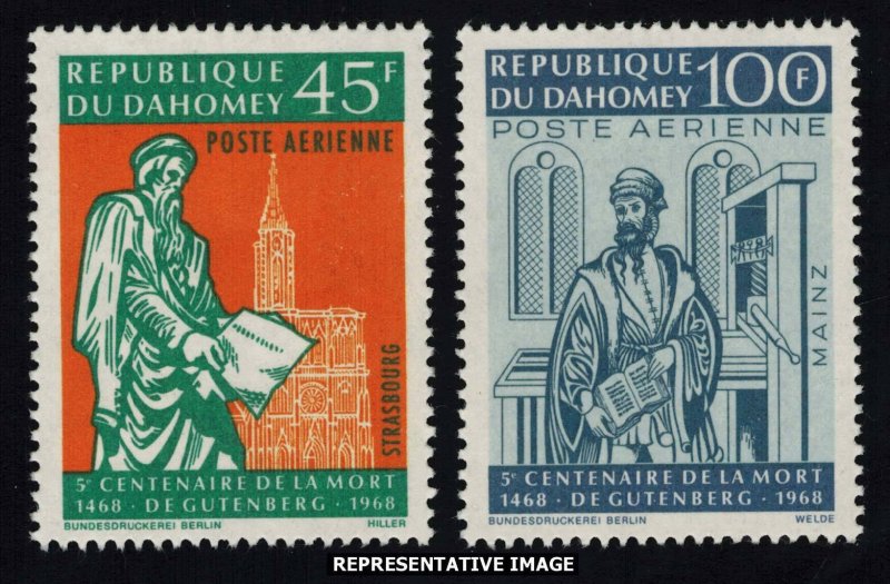 Dahomey Scott C69-C70 Mint never hinged.