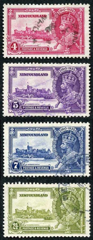 Newfoundland SG250/53 1935 Silver Jubilee Set Fine Used