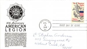 #1369 American Legion – Anderson Cachet Addressed to Anderson SCand