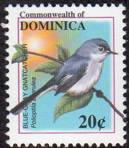 Dominica 2322 - Mint-NH - 20c Blue-gray Gnatcatcher (2001) (cv $0.35)