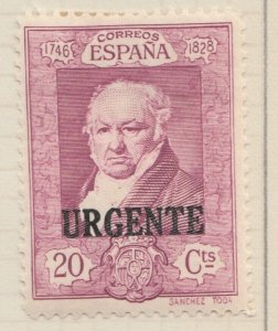 1930 SPAIN Special Delivery Goya 20c MH* Stamp A29P4F30937-