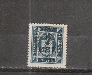 Denmark  Scott#  191  MH  (1926 Surcharged)