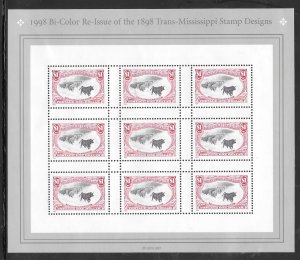 #3210 MNH Trans-Mississippi Souvenir Sheet (((Stock Photo)))