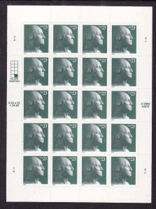 USA-Sc#3819- id12-unused NH sheet-George Washington-2003-