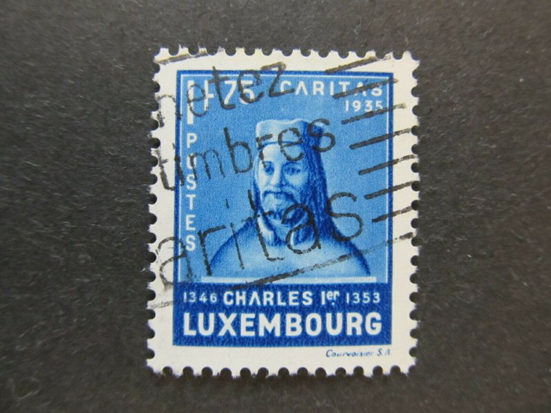 A5P21F188 Luxembourg Semi-Postal Stamp 1935 1.75fr+1.50fr very fine used 