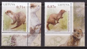 Lithuania, Fauna, Animals, MNH / 2015