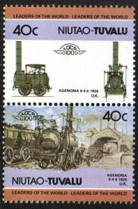 Tuvalu - Niutao Sc #14 MNH pair