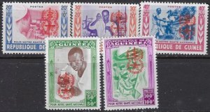 Guinea B25-29 MNH 1962 Anti-Malaria Campaign (102)(ad4954)