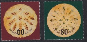 Iceland # 1125-1126, Christmas, Mint NH, 1/2 Cat.