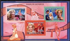 Guinea - Conakry 2006 Marilyn Monroe imperf sheetlet #3 c...