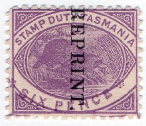 (I.B) Australia - Tasmania Revenue : Stamp Duty 6d