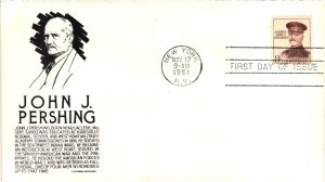 #1042A John J Pershing – Anderson Cachet Scand