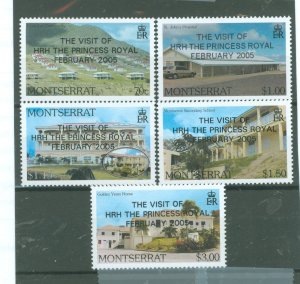 Montserrat #1115-1119 Mint (NH) Single (Complete Set)