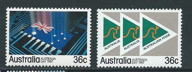 Australia 1009-10 1987 Australia Day set MNH
