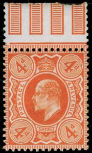 SG240 SPEC M25(2), 4d pale orange, NH MINT. Cat £45.