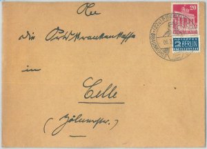 69977 - GERMANY - POSTAL HISTORY  Nice postmark on COVER - MINERALS 1950