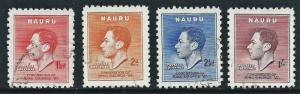 Nauru, Sc #35-38, Used