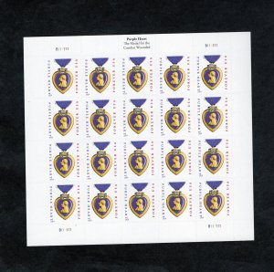 5035 Purple Heart, MNH sheet/20 (#B111111)