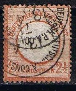 Turkey, German Post Office Sc.#n.l. used, Mi.#V21a cancel E3 cv. €140