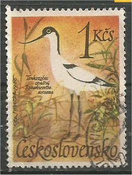 CZECHOSLOVAKIA, 1967, used.1k, Birds Scott 1451