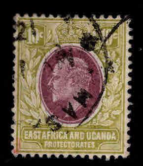 East Africa and Uganda protectorates  Scott 34 KEVII nice color and centering