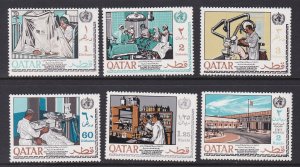 Qatar # 134-139, WHO 20th Anniversary, NH, 1/2  Cat.