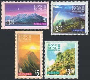 Hong Kong 752-755,MNH.Michel 775-778. Mountains in Hong Kong,1996.Pat Sing Leng,