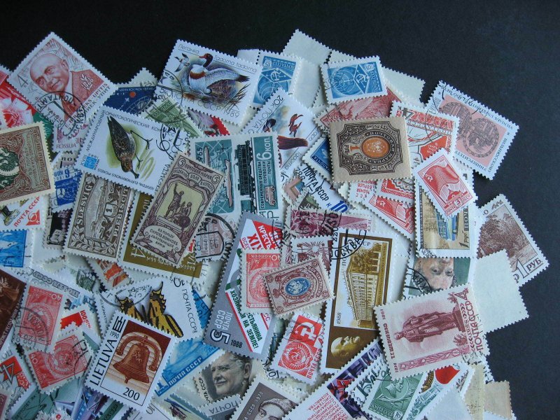 Russia about 500 interesting all ages mixture (duplicates, mixed condition)