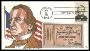 #2217h Andrew Johnson Paslay FDC
