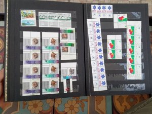 Israel 3 stockbooks full of MNH stamps w/tabs good value