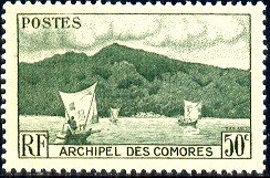 Anjouan Bay, Comoro Islands stamp SC#31 MNH