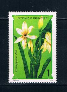 Saint Thomas and Prince Islands 502 MNH Flowers (GI0337)