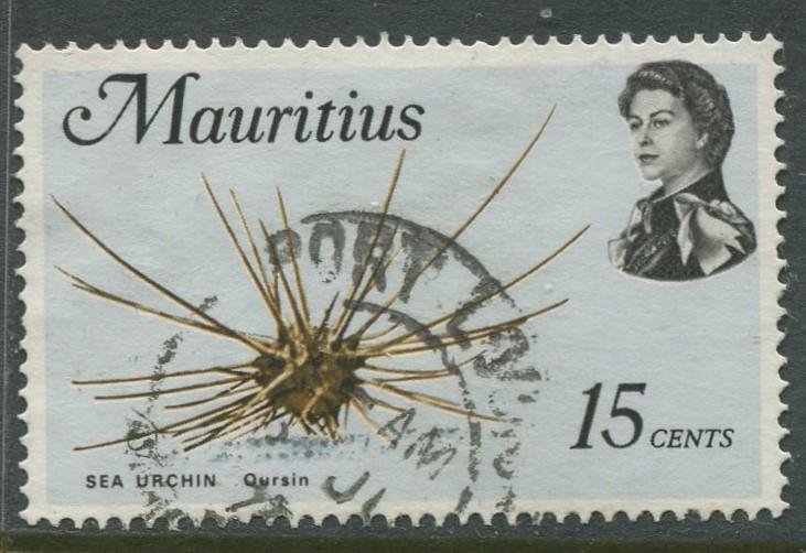 Mauritius -Scott 344 - Fish Definitive Issue -1969 - FU - Single 15c Stamp