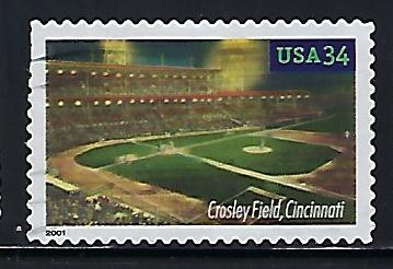 Catalog #3512 Stamp Used Crosley Field Cincinnati Baseball MLB National League