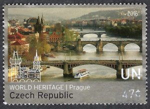 United Nations #1142 47¢ Czech Republic- Prague (2016). Used