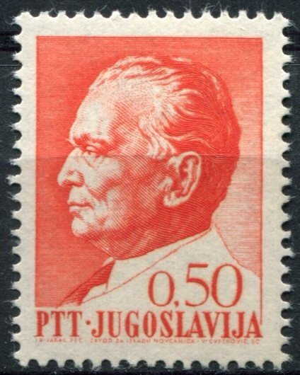 Yugoslavia Sc#927 MNH, 50p ver, President Tito (1968)