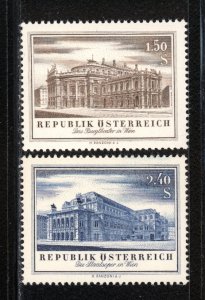 Austria 1955  Scott #606-7 MNH