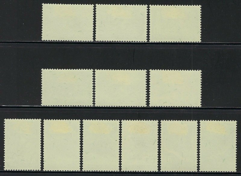 Trieste (Zone B) Scott 93-104 Mint Hinged