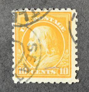 USA Scott #433, cancelled,F