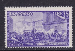 Italy Scott E26,  1948 Risorgimento Special Delivery, Fine MNH.  Scott $120