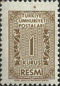 TURKEY - #O76 - Unused - SCV-0.30