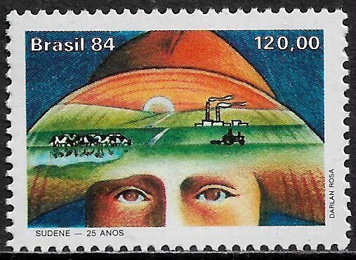 Brazil #1969 MNH Stamp - Farmer - Field - North-Eastern Development