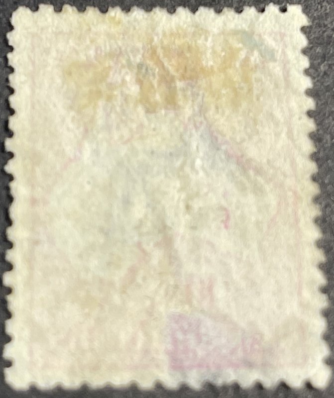 AUSTRALIA # 55-USED**THIN**--SINGLE--BRITE PINK & GRAY--1917