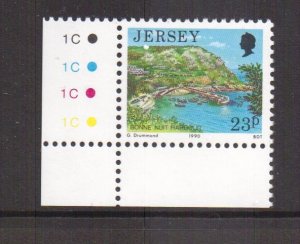 Jersey  #496  MNH  1990  scenic views  23p