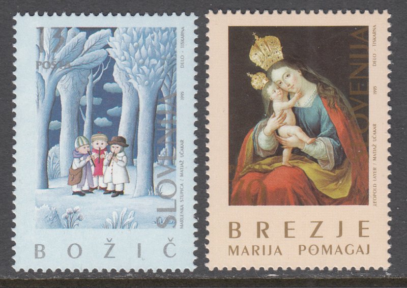 Slovenia 241-242 Christmas MNH VF