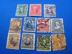 UNITED STATES,  SCOTT #300-310 -  USED 