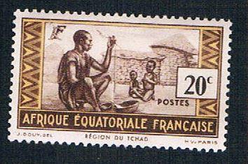 French Equatorial Africa 40 MLH People of Chad (BP7815)