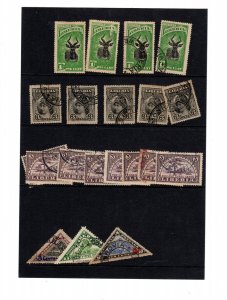 Liberia stamps early issues 20 stamps collection used