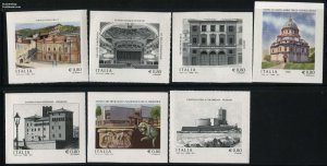 Italy 2015, Cultural Heritage 7v s-a, MNH