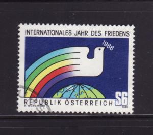 Austria 1335 Set U International Peace Year, Dove, Rainbow